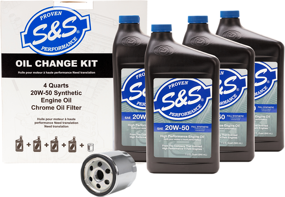 KIT S&S OIL CHANGE TWNCAM
