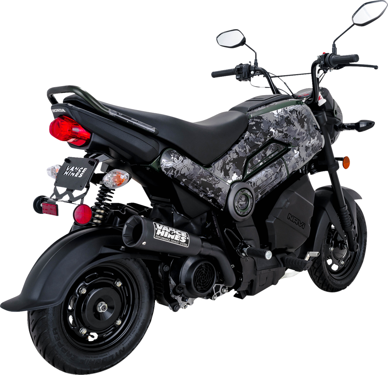 EXHAUST BLK HONDA NAVI