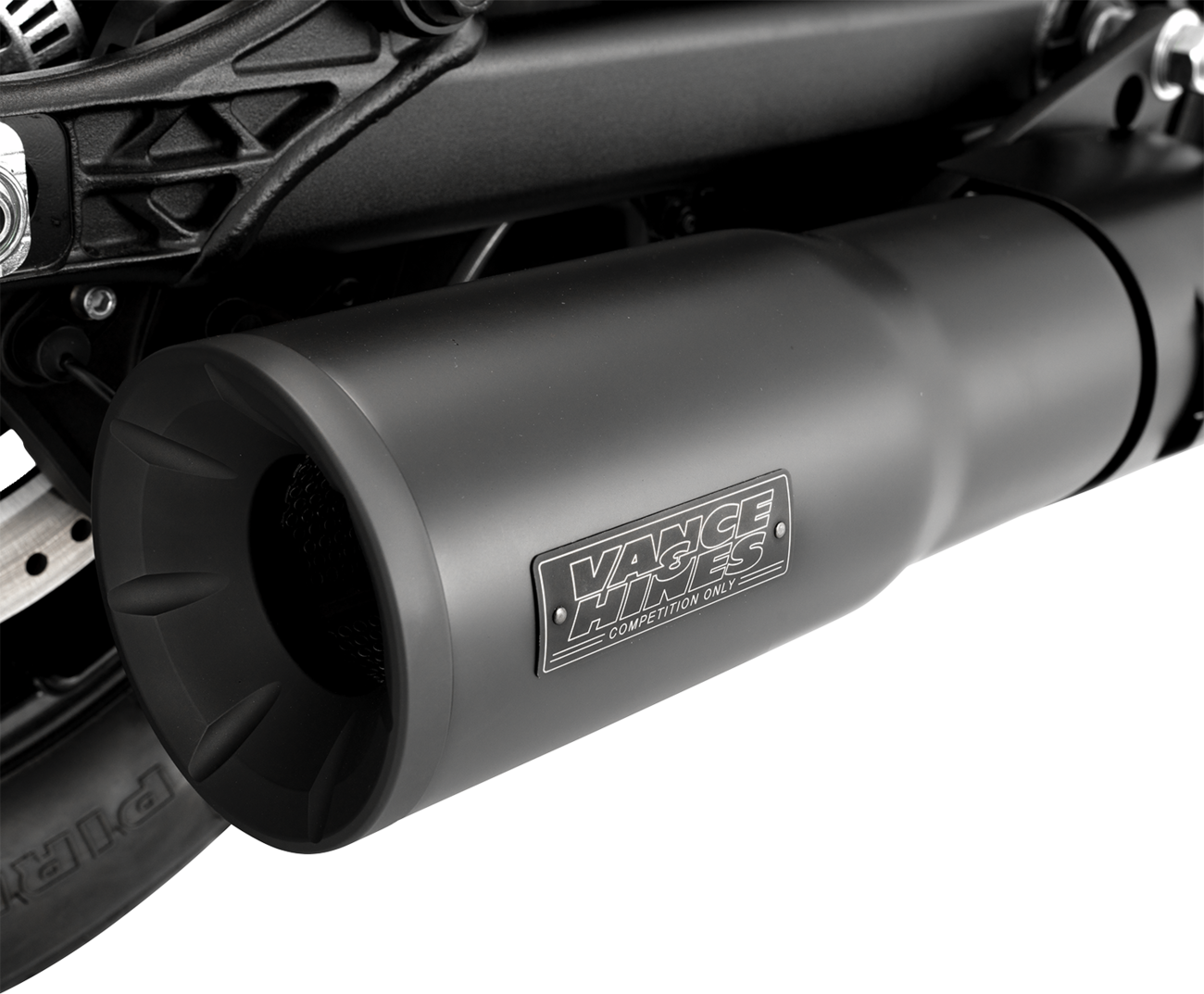 MUFFLER HI-OUTPUT BLACK SCOUT
