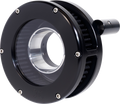 AIR CLEANER BA SLIM CLEAR COVER BLACK/BLACK 99-17 TWIN CAM