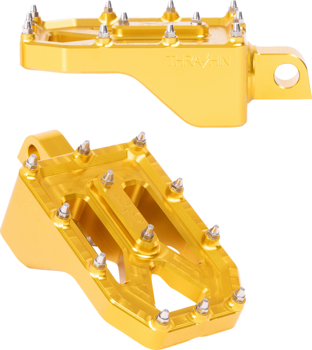 FOOTPEGS AGGRESSOR GOLD