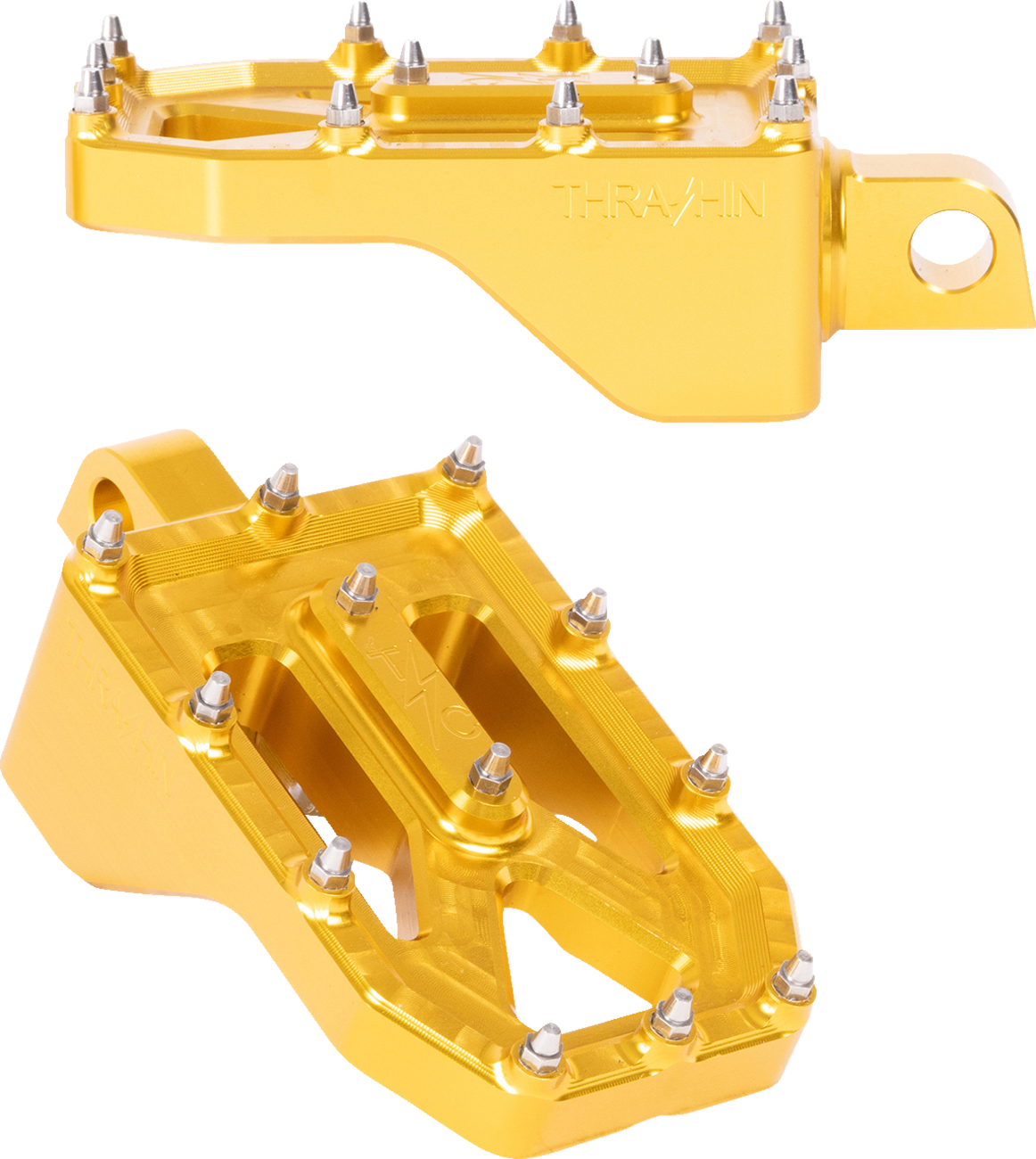 FOOTPEGS AGGRESSOR GOLD