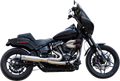 Exhaust 2:1 Qualifier Race Only Stainless M8 Softail 18-23
