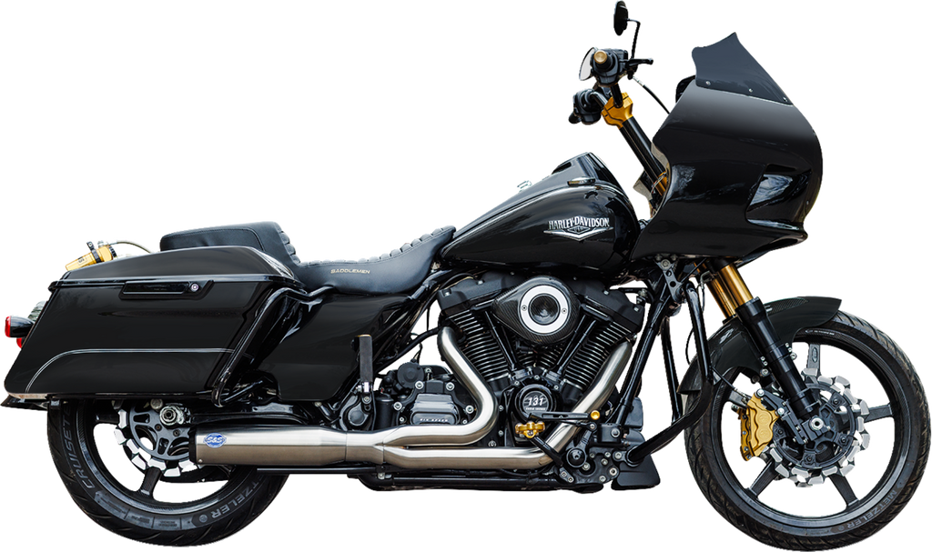 Exhaust 2:1 Qualifier Race Only Stainless M8 Touring 2017+