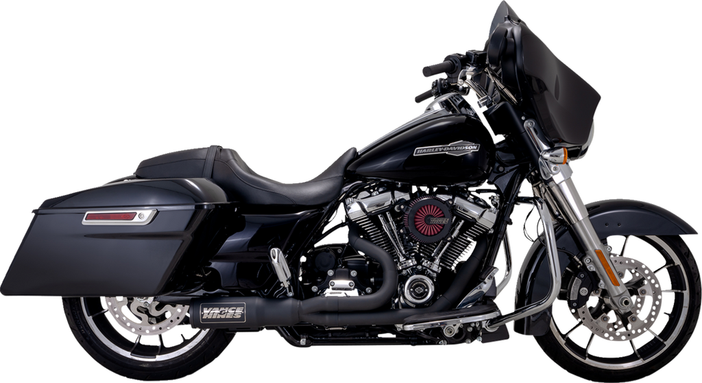 HIGH OUTPUT 2-1 EXHAUST BLACK TOURING