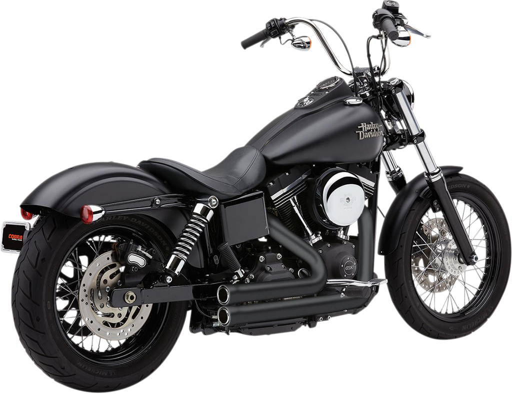 EXHAUST 909 BK DYNA 12-17