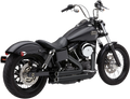 EXHAUST 909 BK DYNA 12-17