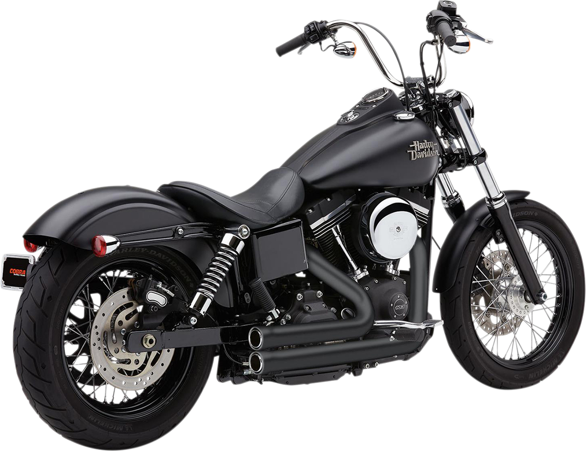EXHAUST 909 BK DYNA 12-17
