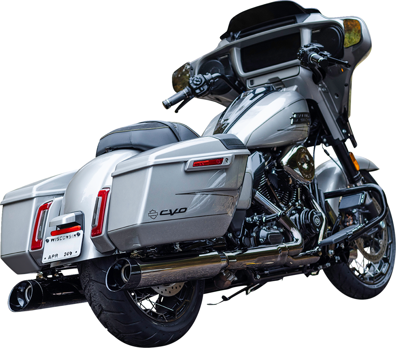 Muffler S/O MK45 Lava Chr Blk E/C 50 State M8 Tour 17-24