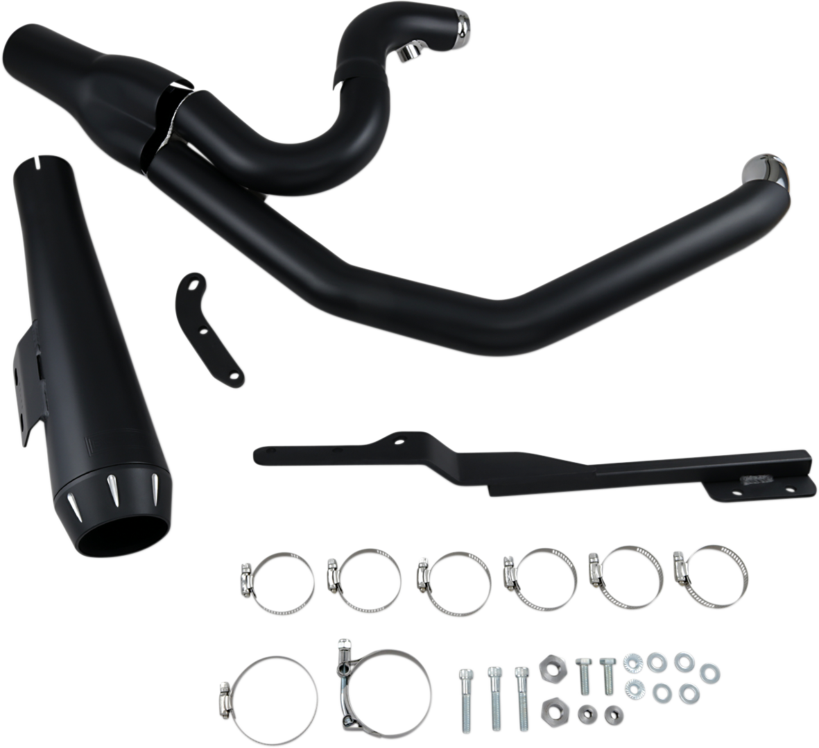 EXHAUST 2-1S 91-05FXD BK