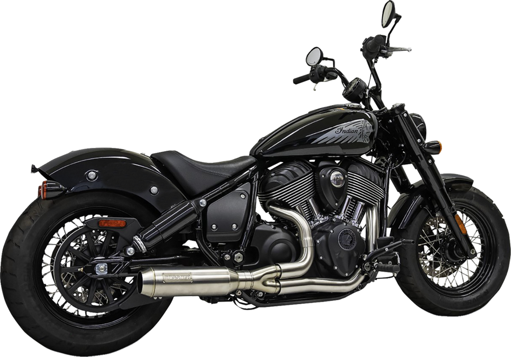 EXHAUST 2:1 SS SPR BK CHF
