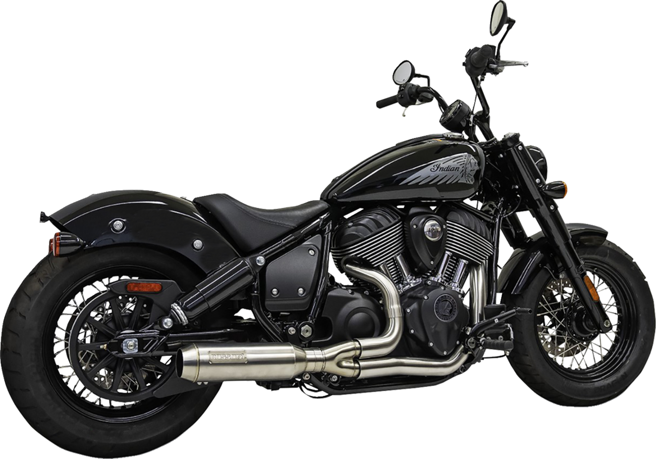 EXHAUST 2:1 SS SPR BK CHF