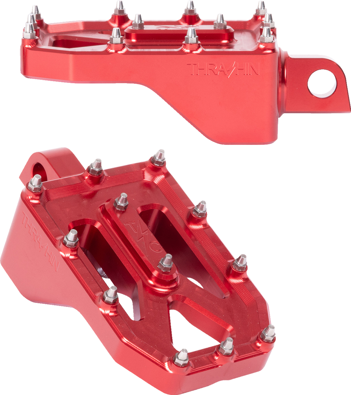 FOOTPEGS AGGRESSOR RED