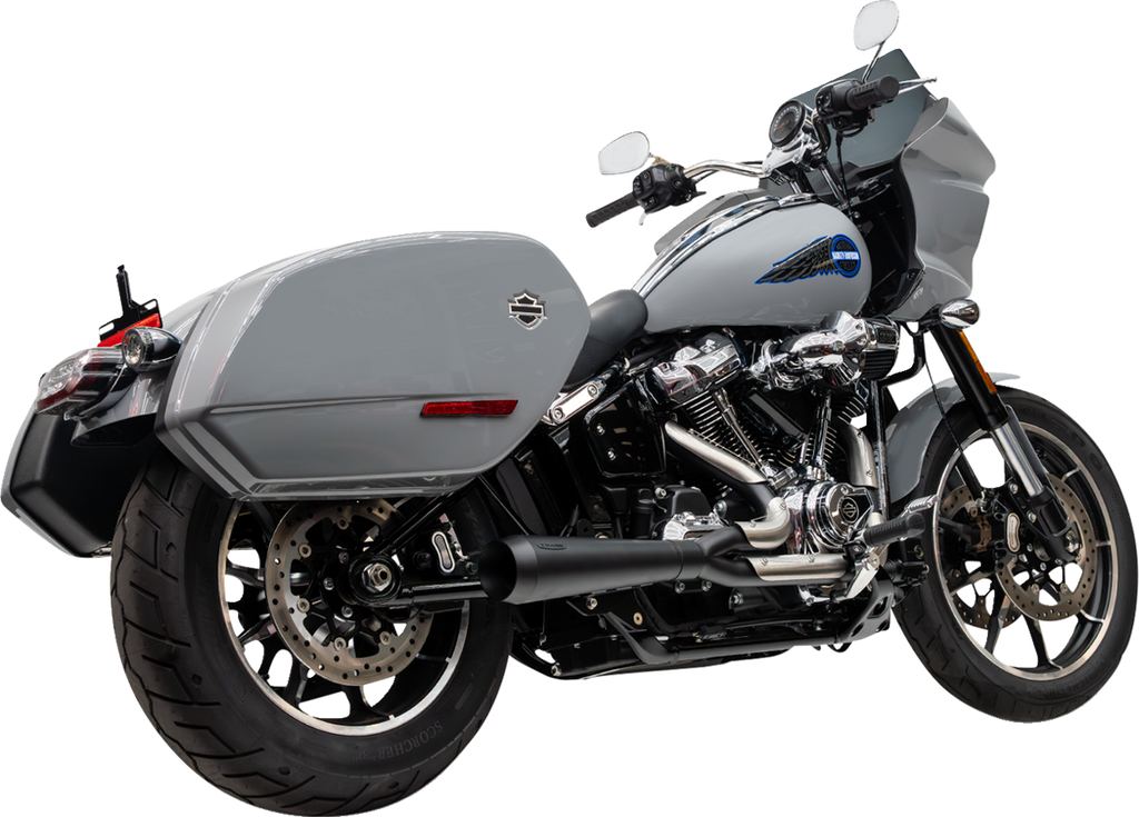 EXHAUST 2:1 ASSAULT M8 SOFTAIL BLACK