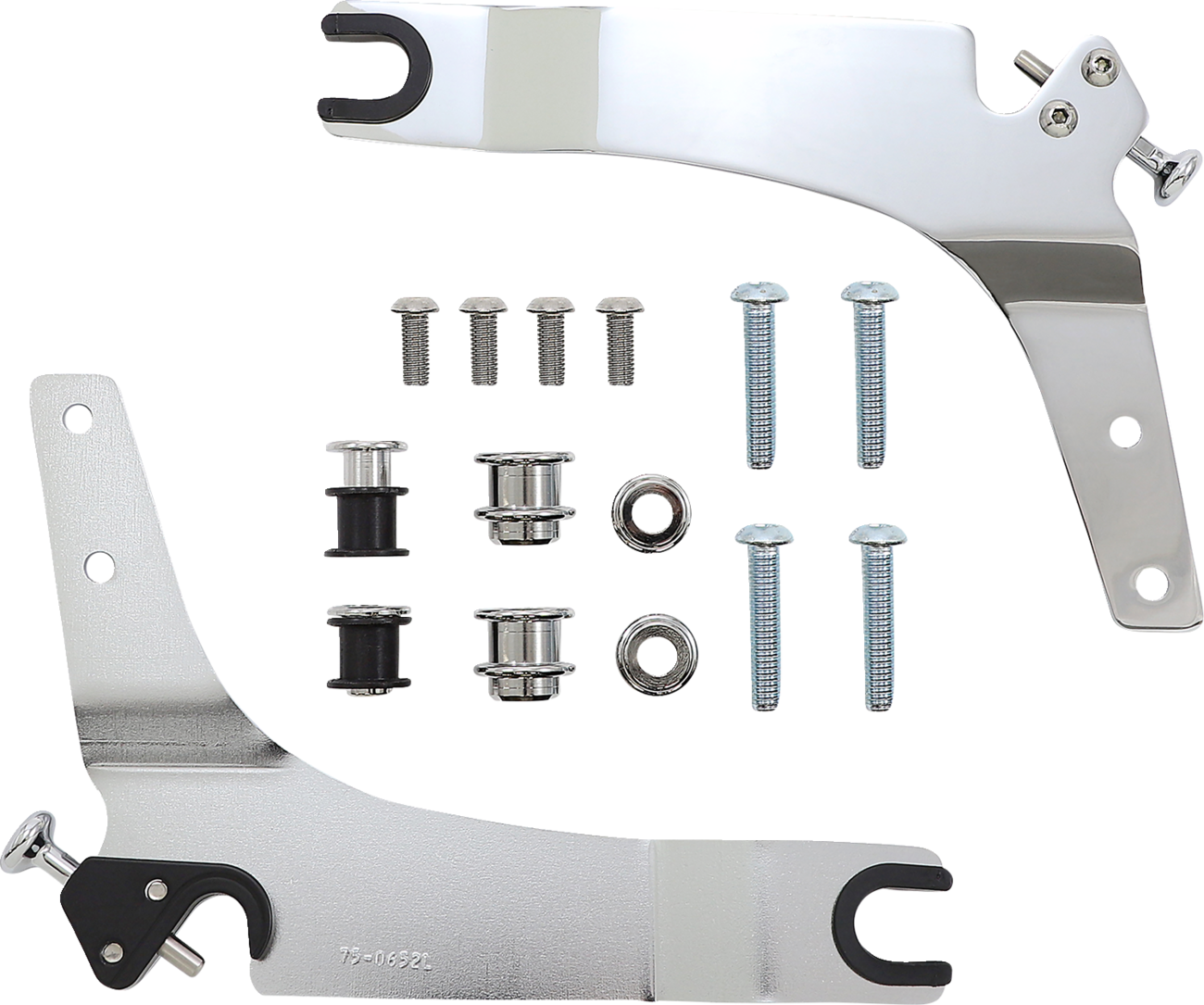 BACKREST DET MNT RND CHR