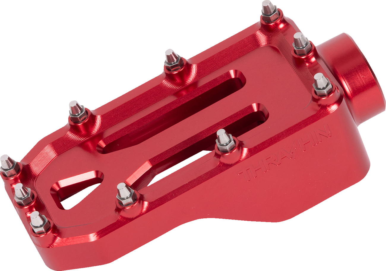 PEDAL BRAKE AGGRESSOR TOURING RED