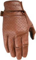 GLOVES SIEGE LTHR BRN XL