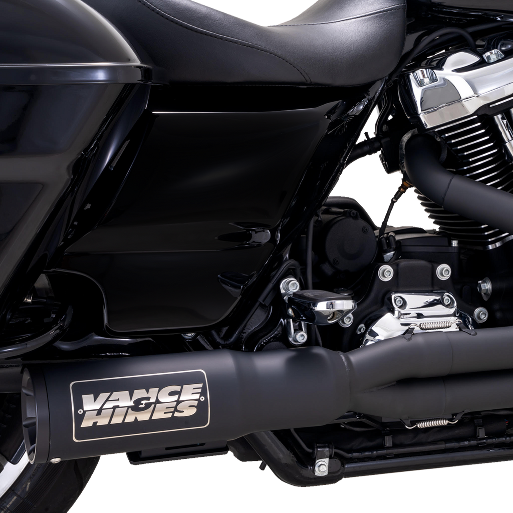 EXHAUST 2-1 BLK.SS.17+FL