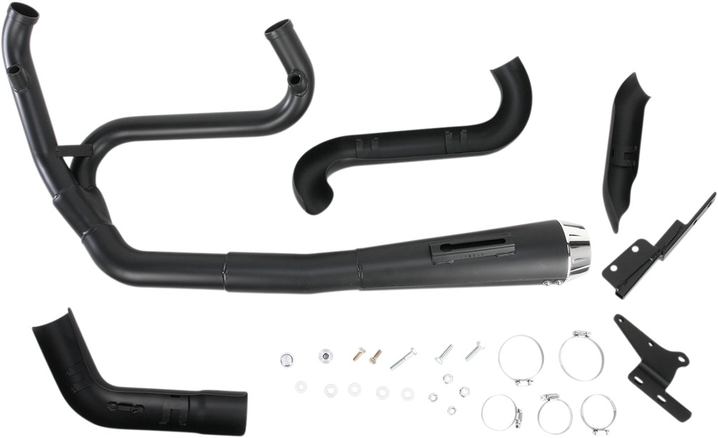 EXHAUST RR2-1UP FXD BLK