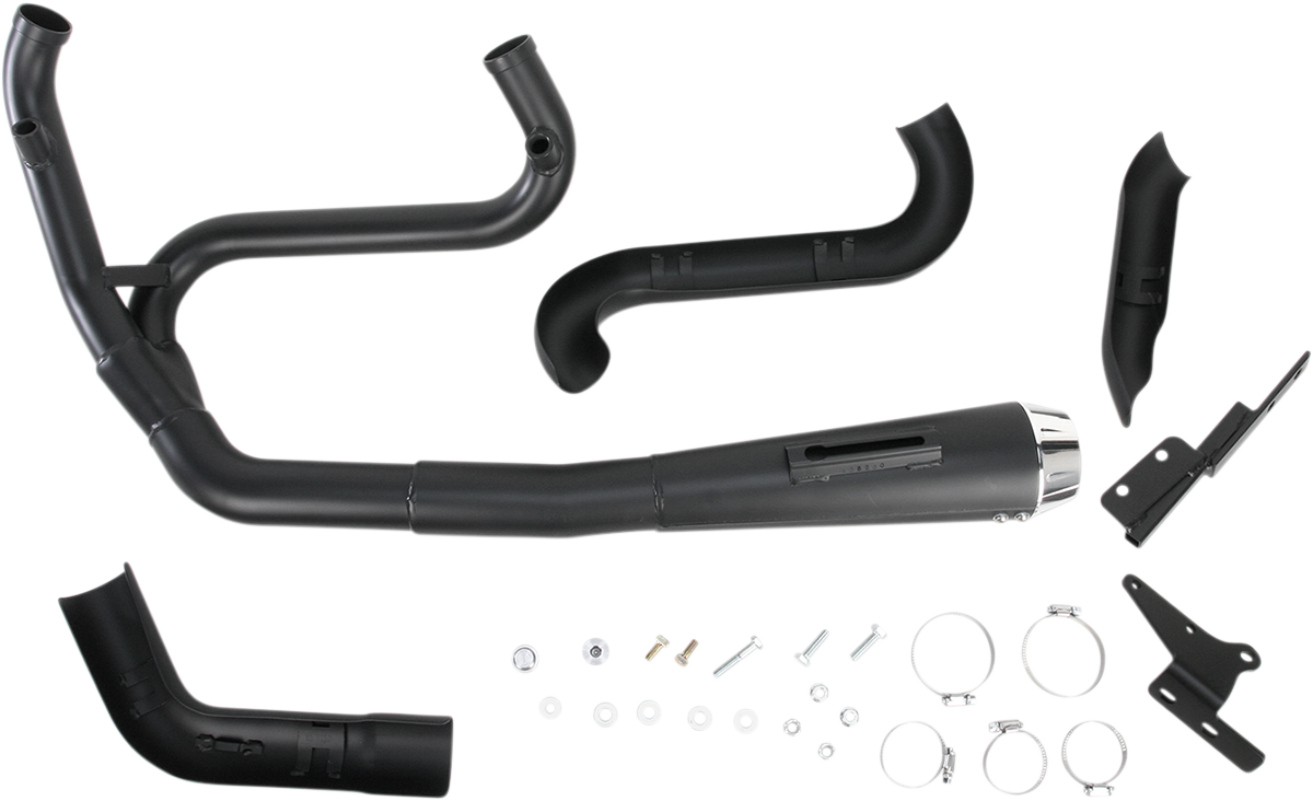 EXHAUST RR2-1UP FXD BLK