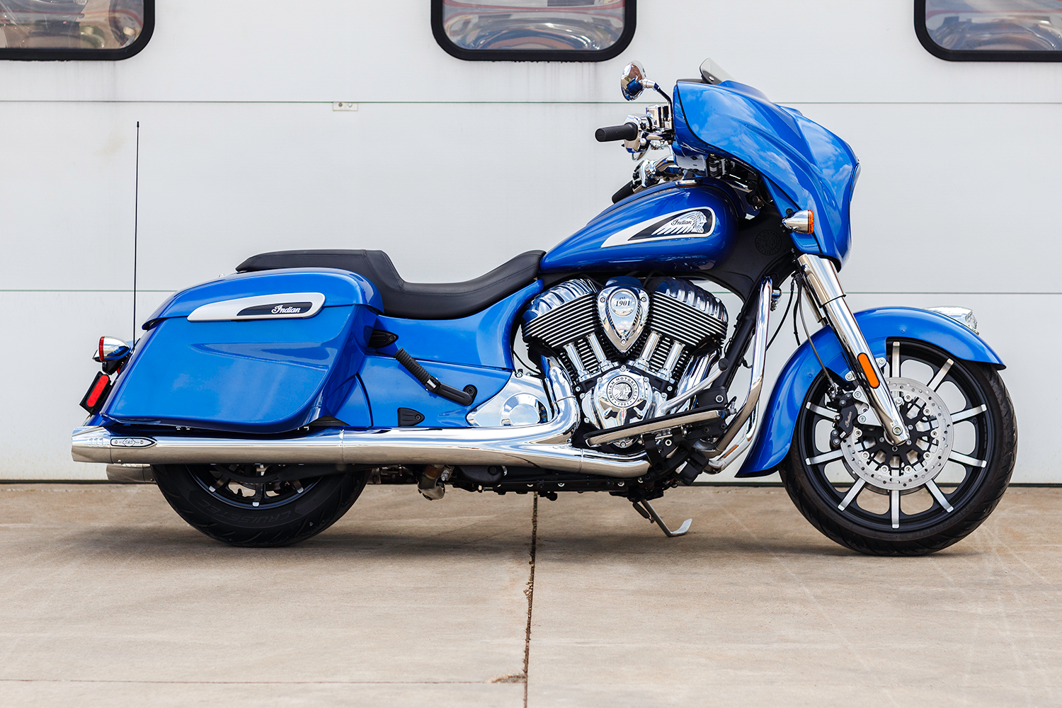 MUFFLER F-TAIL CHR.INDIAN