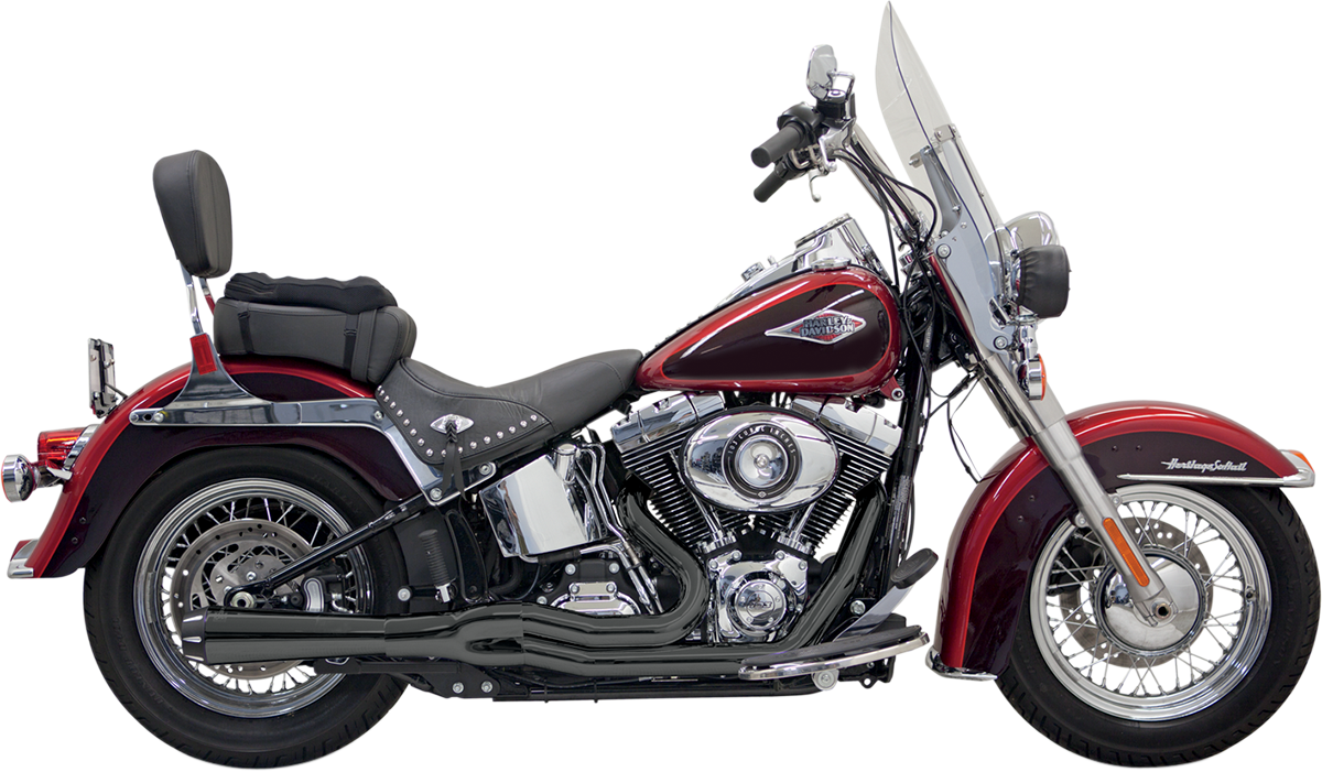EXHAUST MEGA BLK ST86-11