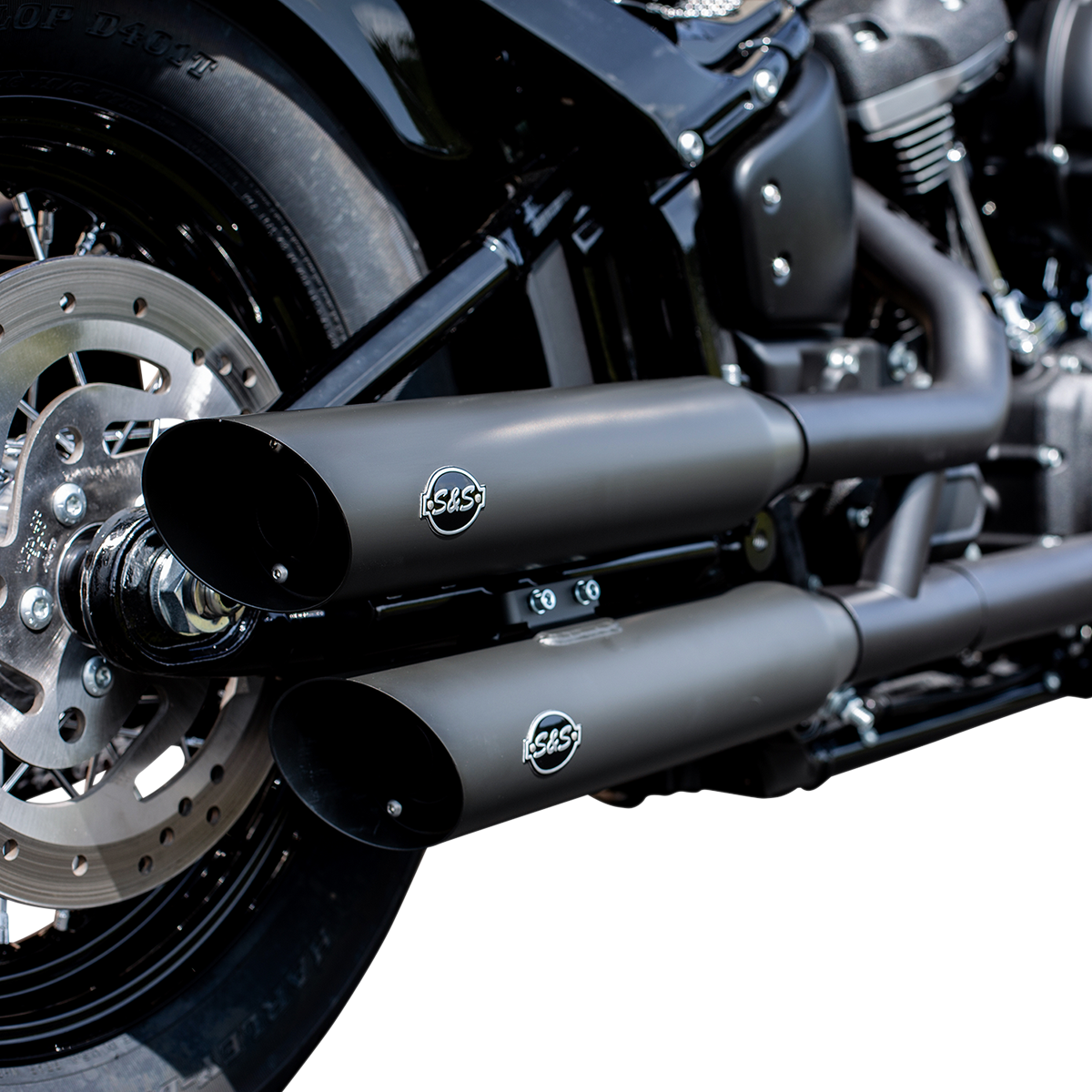 MUFFLER S/C BLK RACE FLFB