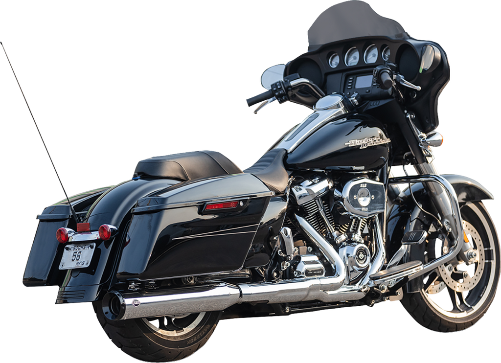 Muffler Swindler 2:1 Chrome 4.5" M8 Touring