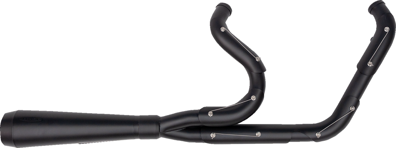 2-into-1 Assault Exhaust System Full Black on Black