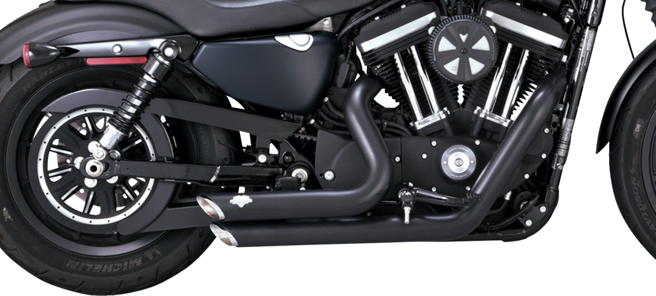EXHAUST S-SHT STAG BLK.XL