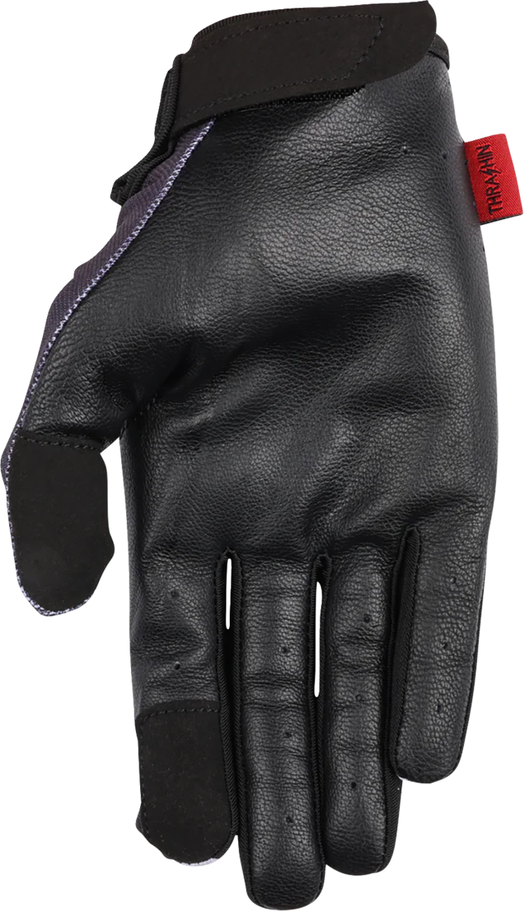 GLOVE FLAME STEALTH LEATHER PALM GRAY LARGE