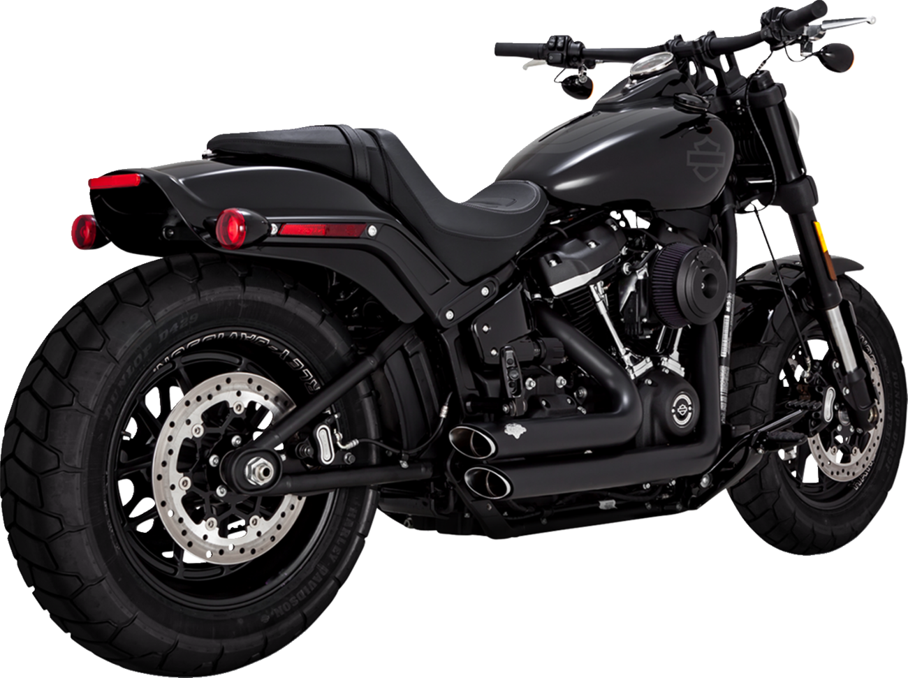 SHORT SHOTS STAGGERED EXHAUST BLACK