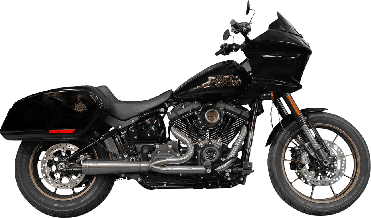 EXHAUST 2:1 ASSAULT SS M8 SOFTAIL W/BAGS