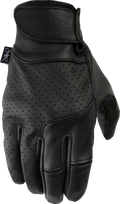 GLOVES SIEGE LTHR BLK LG