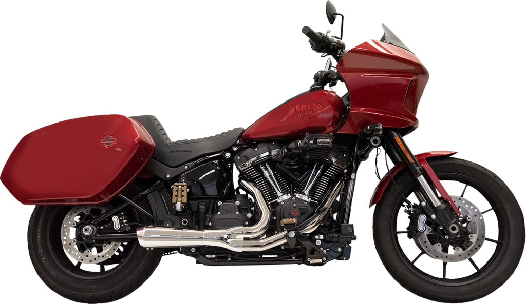 EXHAUST SHORT RIPPER 2:1 W/MEGAPHONE CHROME M8 SOFTAIL