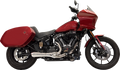 EXHAUST SHORT RIPPER 2:1 W/MEGAPHONE CHROME M8 SOFTAIL