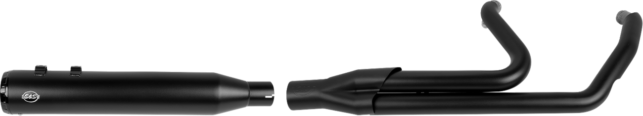 EXHAUST GNX 49 STATE 2:1 BLACK M8 TOURING 2017-25