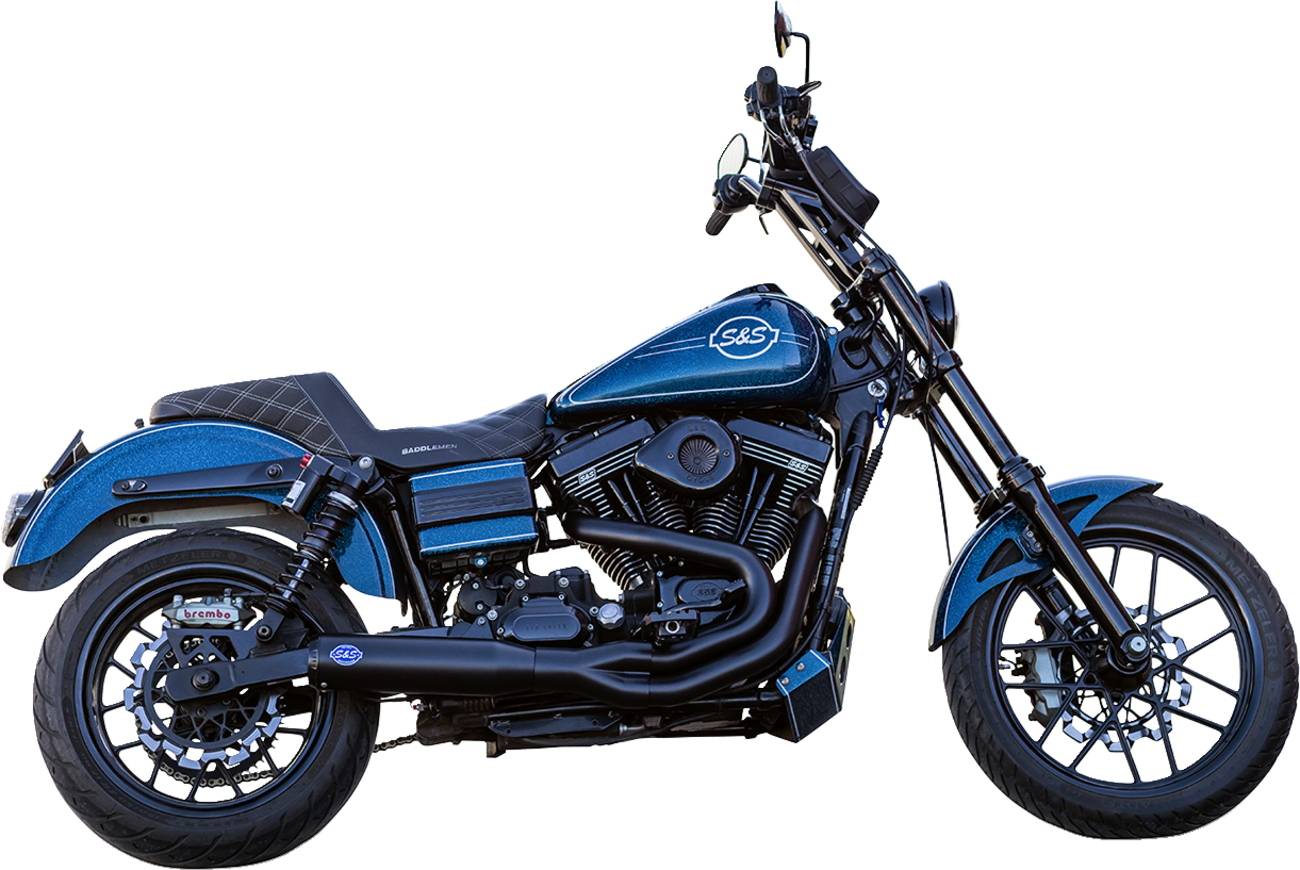 Exhaust Qualifier 2:1 Guardian Black Dyna 2006-07