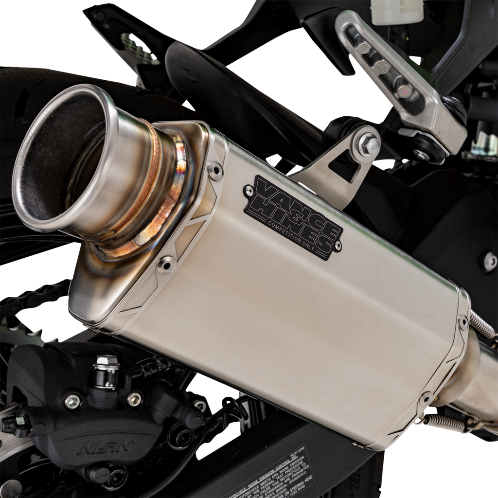 MUFFLER V&H VS-6 KAWASAKI Z NINJA 500 STAINLESS