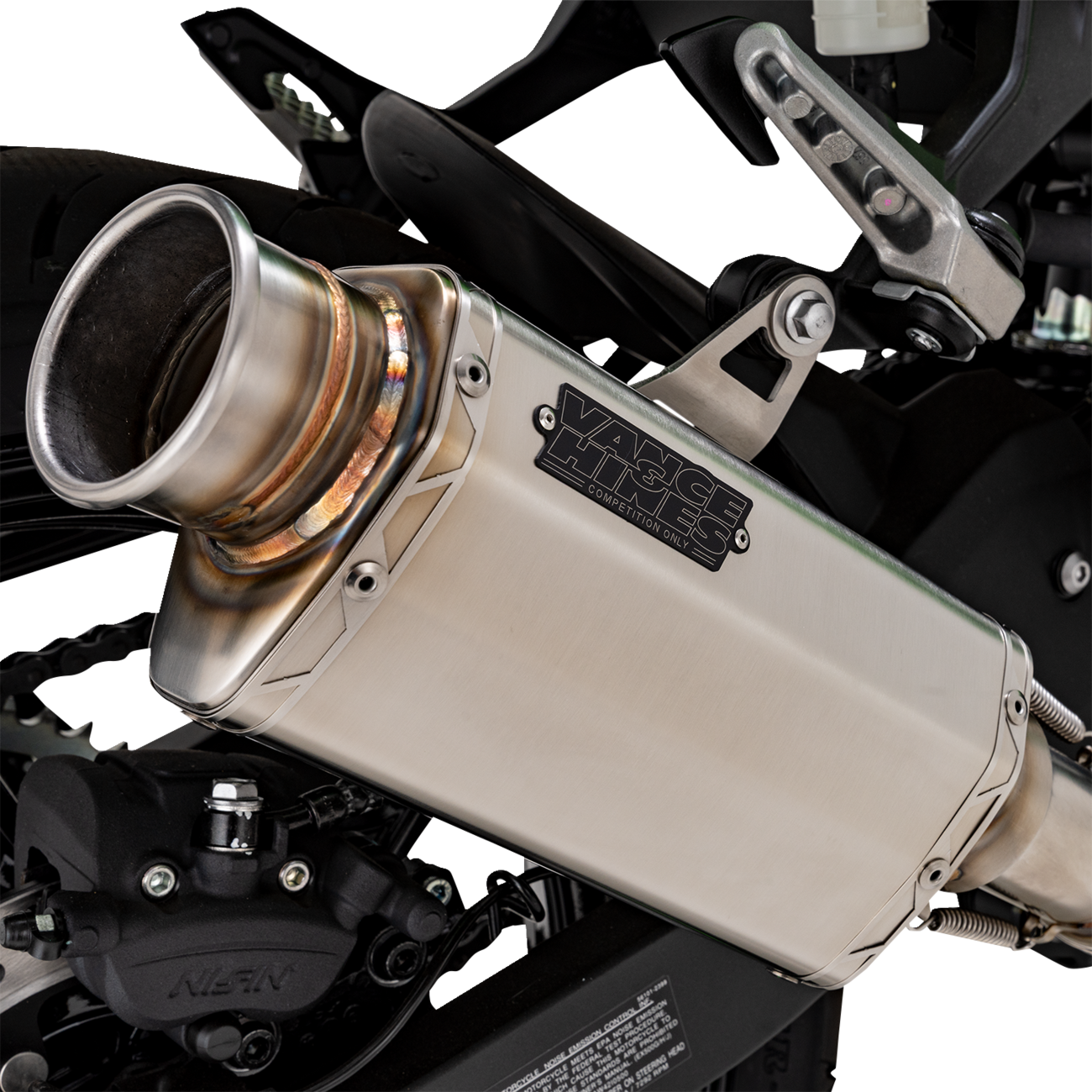 MUFFLER V&H VS-6 KAWASAKI Z NINJA 500 STAINLESS