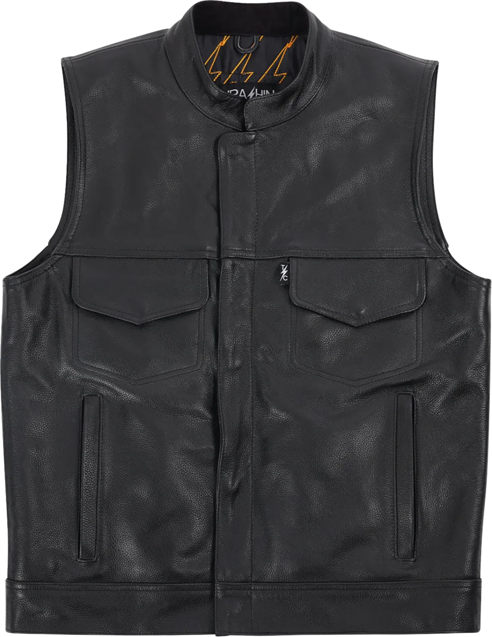 VEST MULHOLLAND LEATHER MEDIUM