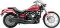 EXHAUST SSTR SW BK VN900