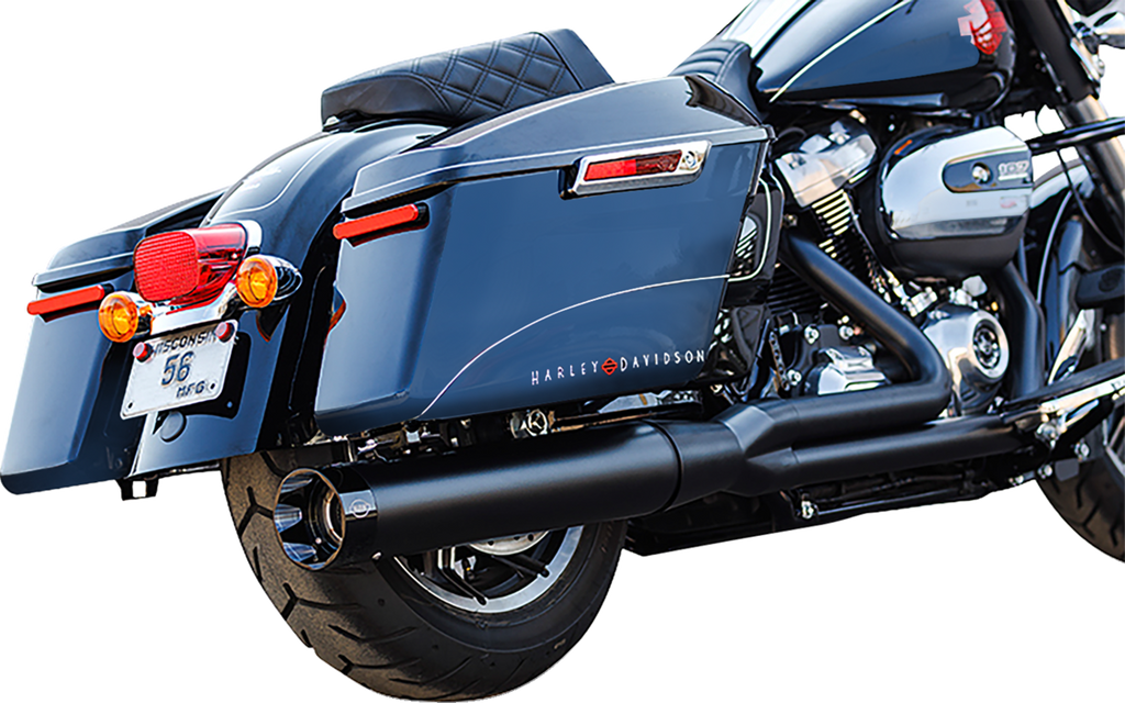 Exhaust Sidewinder 2:1 50 State Black M8 Touring