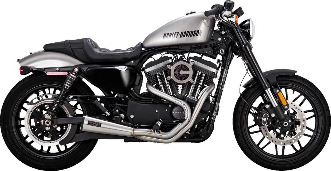 EXHAUST BRUSHED STAINLESS 2-1 UPSWEEP 04-13 XL