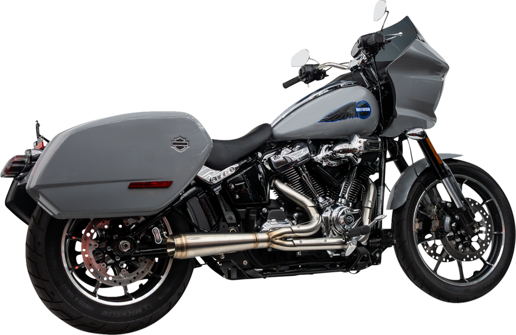 EXHAUST 2:1 ASSAULT M8 SOFTAIL STAINLESS