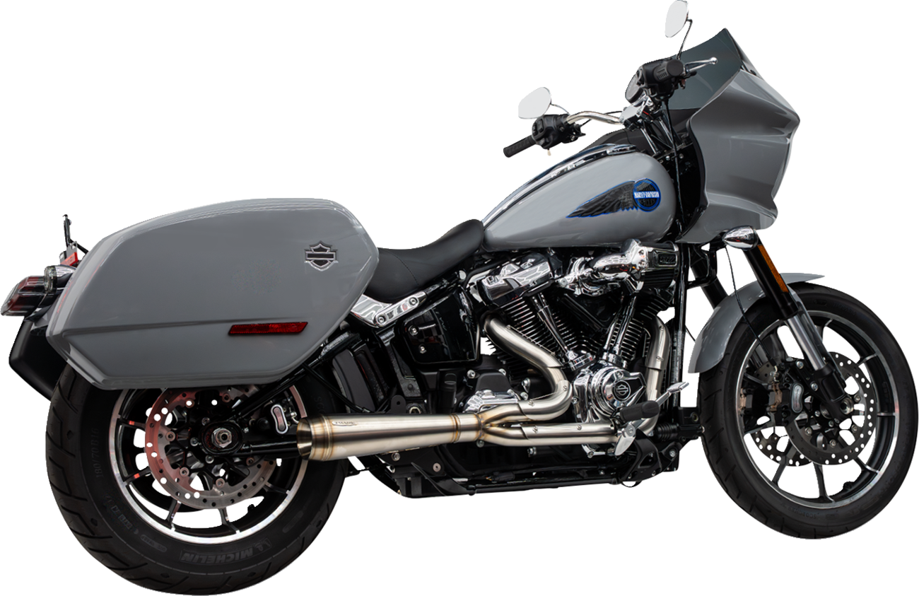 EXHAUST 2:1 ASSAULT M8 SOFTAIL STAINLESS