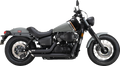 EXHAUST SHORTSHOTS STAGGERED HONDA SHADOW BLACK