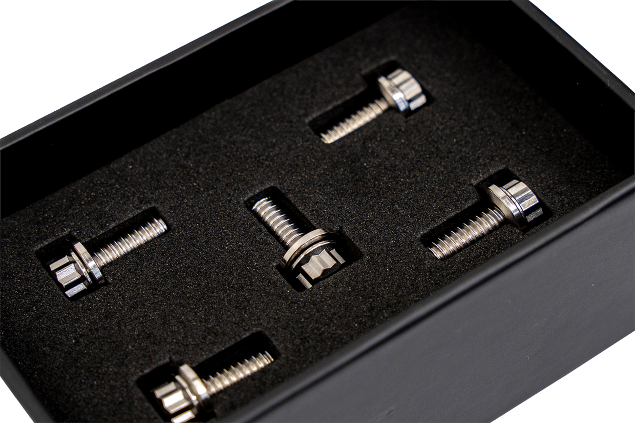 HARWARE KIT TITANIUM M8 DERBY COVER