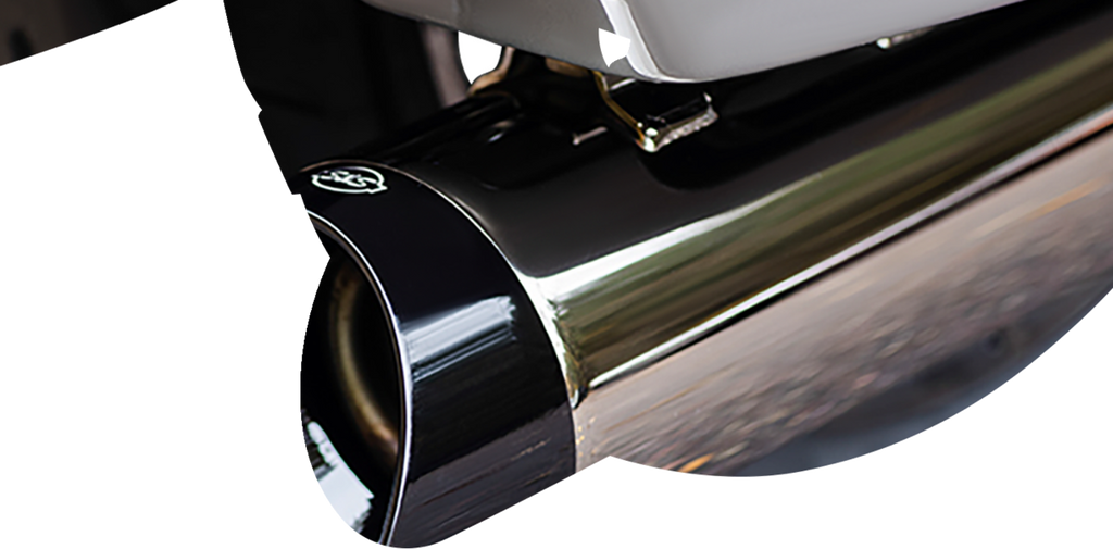 Muffler S/O MK45 Lava Chr Blk E/C 50 State M8 Tour 17-24