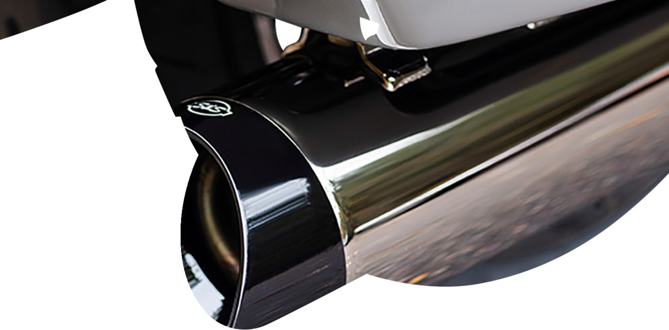 Muffler S/O MK45 Lava Chr Blk E/C 50 State M8 Tour 17-24
